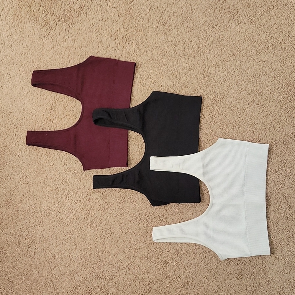 3 Aerie Seamless Bralettes (Small)
